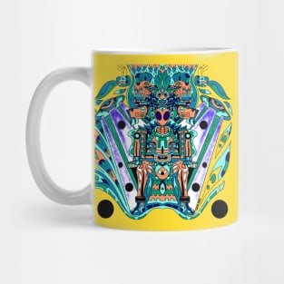 bizarre ancient astronaut ecopop Mug